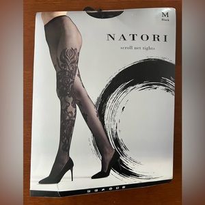 NATORI SCROLL NET TIGHTS